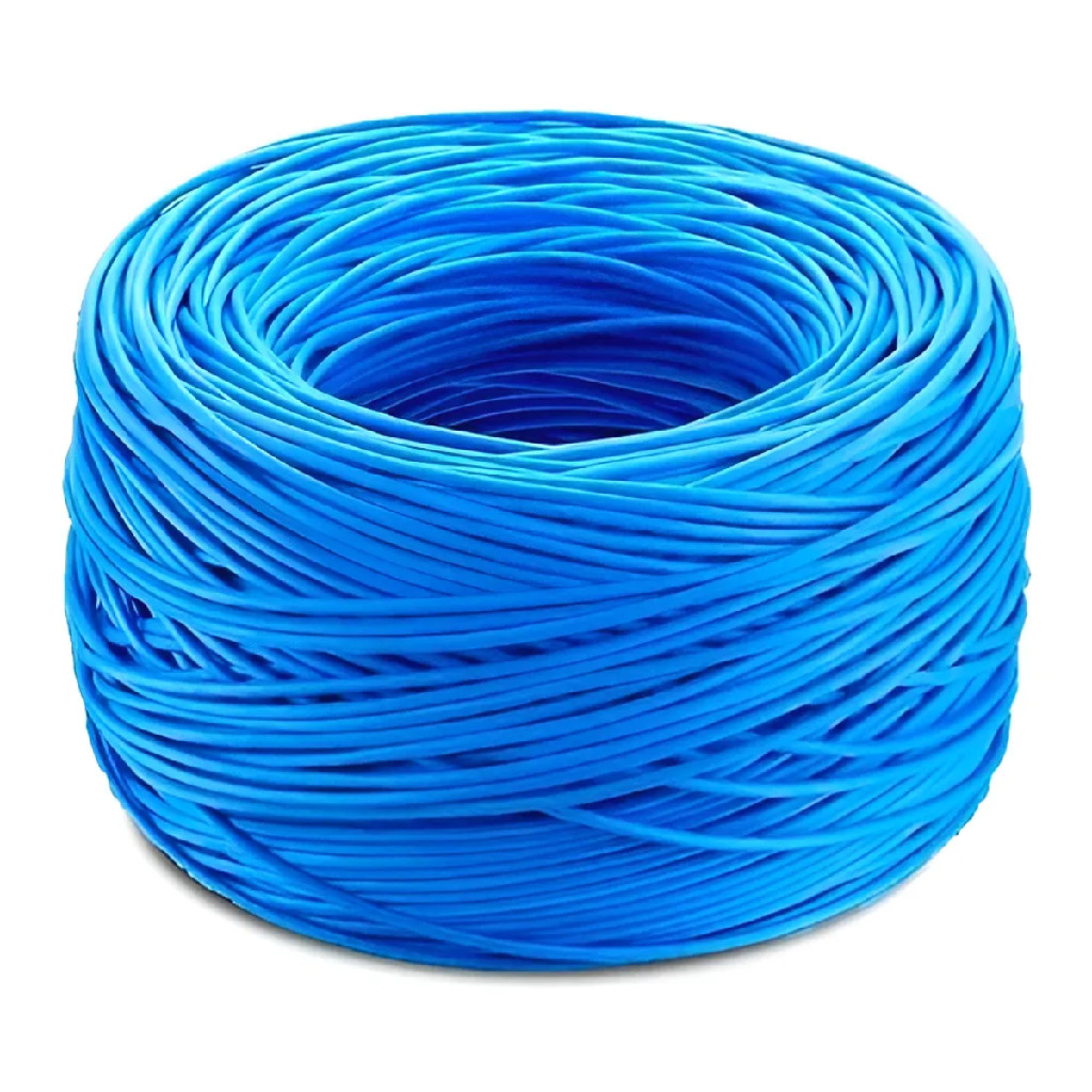 Cabo de Rede Para CFTV POE Foxlux, 305 Metros, Azul
