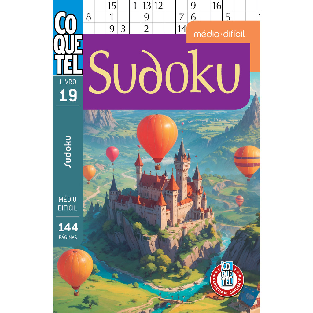 Livro Coquetel Sudoku 19 - Coquetel - NF em Oferta na Shopee