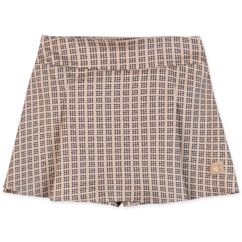 Saia Shorts  Xadrez Infantil Feminina Lilica Ripilica