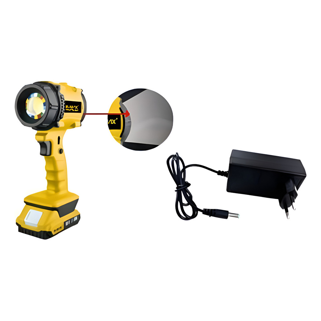 Lanterna Portátil Multifuncional Usb + Cob Luz De Trabalho