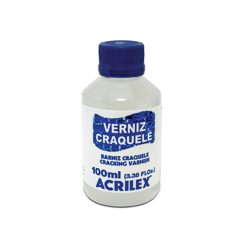 Verniz Craquele 100ml Acrilex #16410 (efeito craquelado com tinta acrilica/pva)