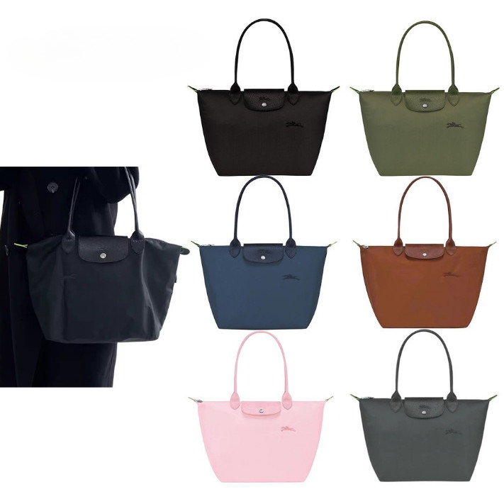 Estoque pronto Novo estilo sacola de compras Nelson à prova d'água de um ombro dobrável sacola de viagem de água em Oferta na Shopee