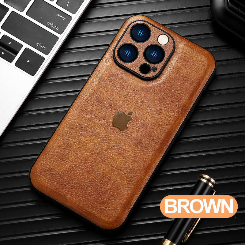 Capa De Couro PU De Negócios De Luxo Para iPhone 17 16 15 14 13 12 11 Pro Max Proteção Completa Da Lente Câmera em Oferta na Shopee