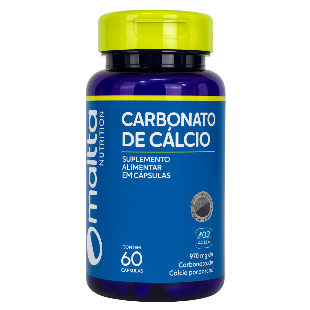 Carbonato de Cálcio Com 60 Cápsulas - Maltta Duom