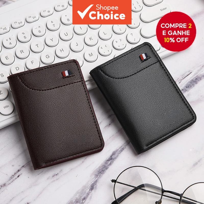 Carteira Vertical Ultrafina Coreana-Estilo Curto Minimalista Jovem Para Homens em Oferta na Shopee