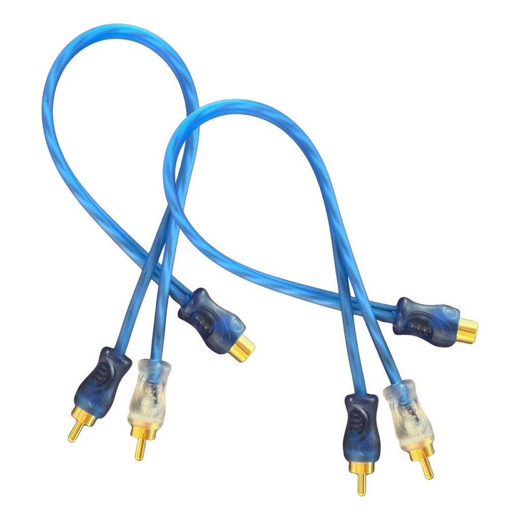 Kit 2 Cabo Y Blindado Rca 2 Machos 1 Femea Som Automotivo em Oferta na Shopee