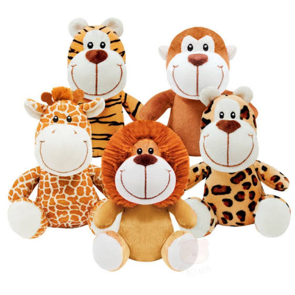 Turminha Safari Bichinho de Pelúcia Decoração Infantil Bebê Buba Macio em Oferta na Shopee