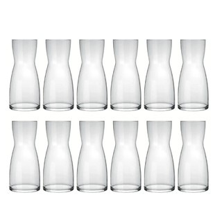 Jogo 12 Jarras Decanter 500ml Nadir Vidro Transparente Para Vinho Suco Água Uso Doméstico e Profissional
