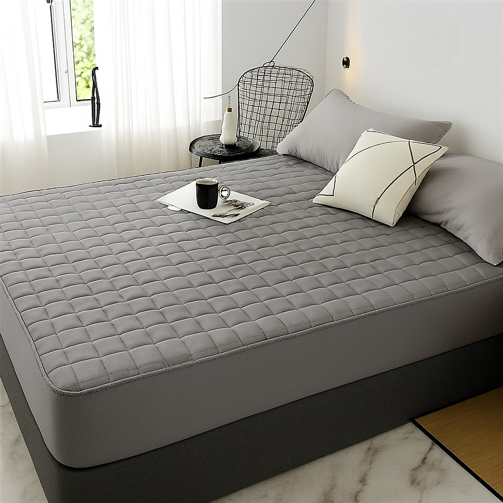 Capa de Colchão Protetor Impermeável Solteiro Matelado Anti Mofo Fácil de Lavar com Elástico Contra Líquidos