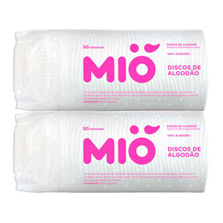 Kit 2 Discos de Algodão Mió 50 Unidades em Oferta na Shopee