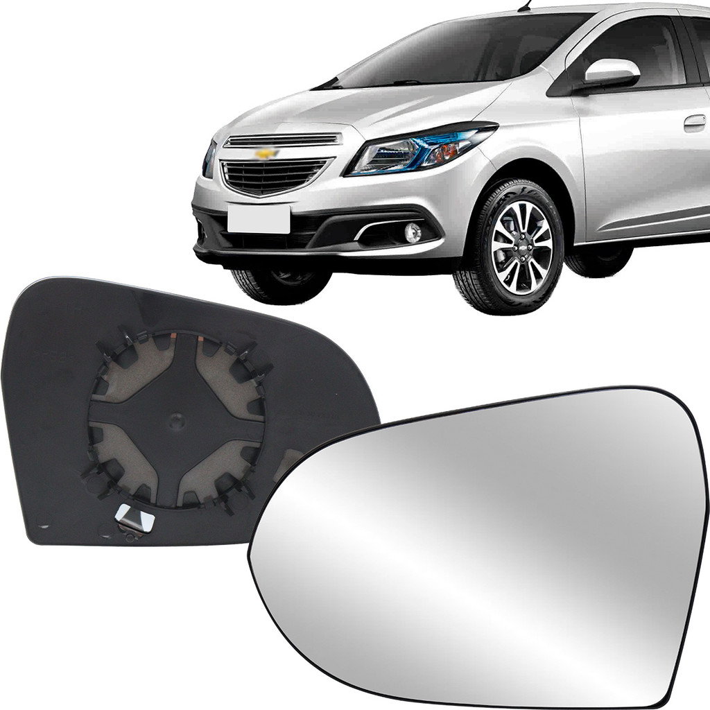 Par Lente Espelho Retrovisor Onix 2013 2014 2015 2016 2017 2018 2019