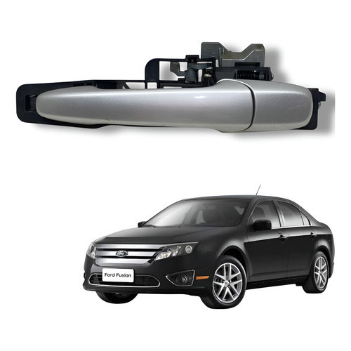 Maçaneta Externa Porta Traseira Esquerda Ford Fusion 2010 2011 2012 Prata