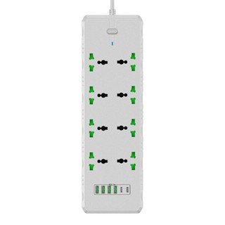 Filtros De Linha Regua Extensão Bivolt 8 Tomadas 6 Usb 3000w em Oferta na Shopee