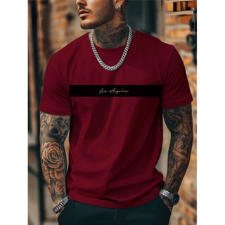 Camiseta Masculina Los Angeles Blusa Malha Algodao Estampada Oferta em Oferta na Shopee
