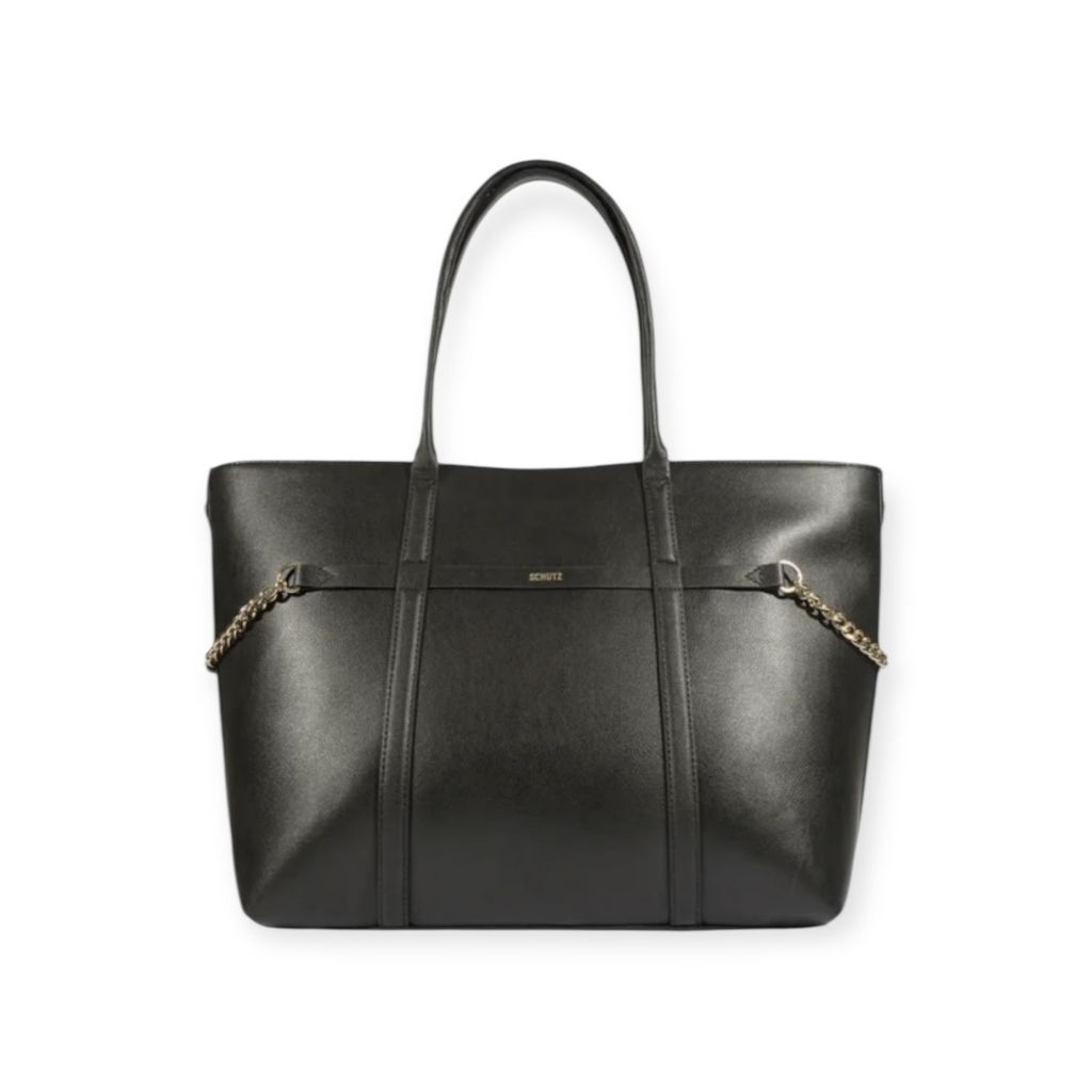 Bolsa Feminina Schutz Shopping De Ombro Darya Grande Preto