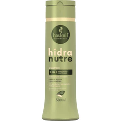 Shampoo Hidranutre 300ml Haskell | Hidratação, nutrição e brilho