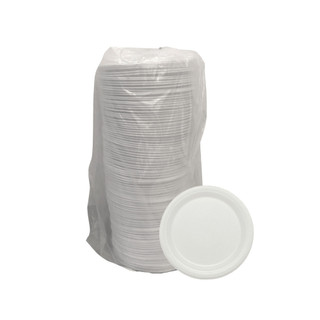 Prato de Isopor Ultratherm 23cm Raso c/100 Unidades