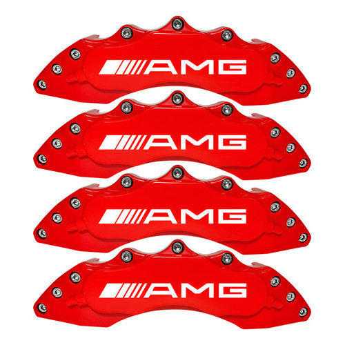 Capas Pinça De Freio Reforçada Mercedes Amg Kit 4 + Cola