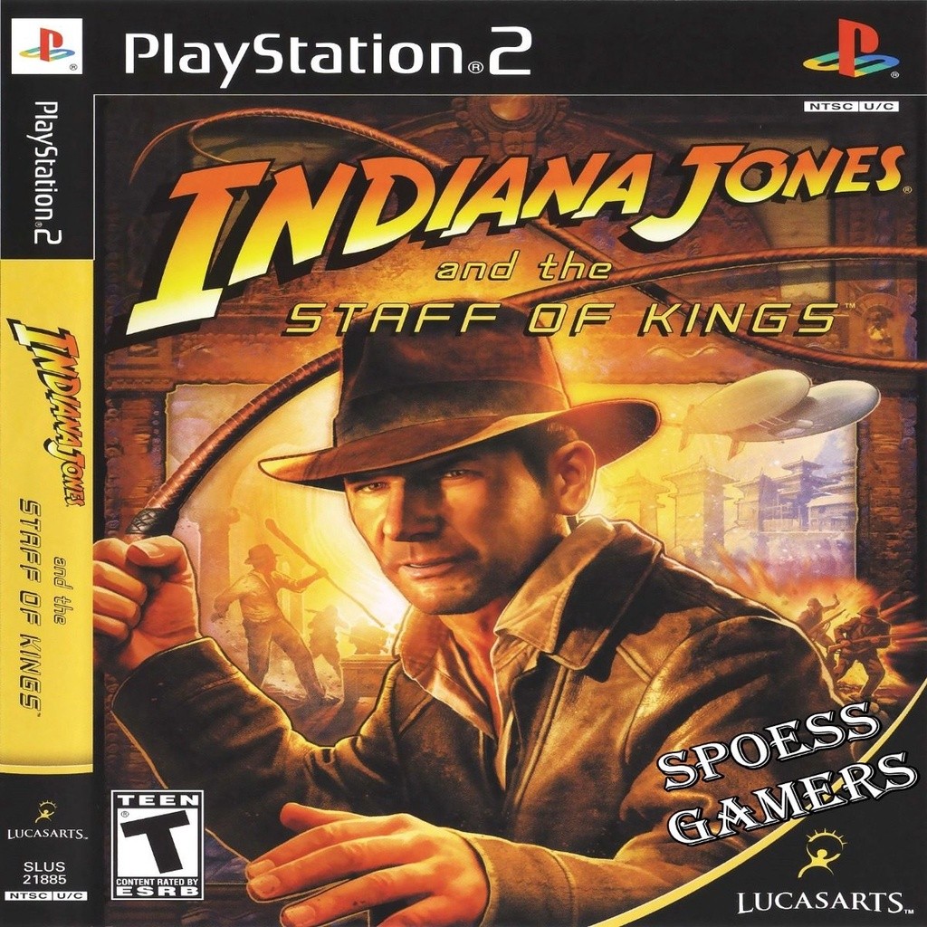 Jogo Ps 2 Indiana Jones And The Staff Of Kings  De