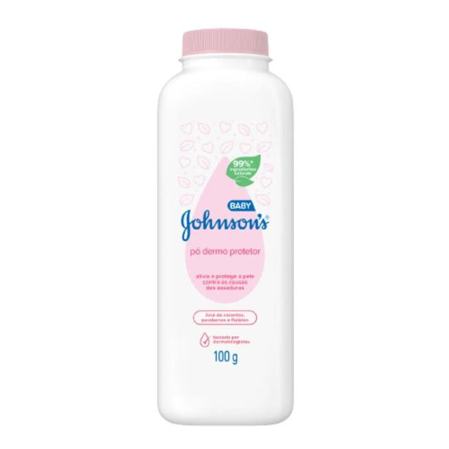 Talco Johnson's Baby Pó Dermo Protetor 100g
