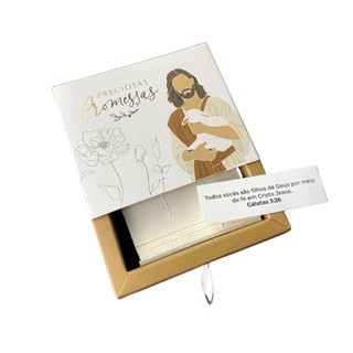 Caixinha Preciosas Promessas Jesus o Bom Pastor em Oferta na Shopee