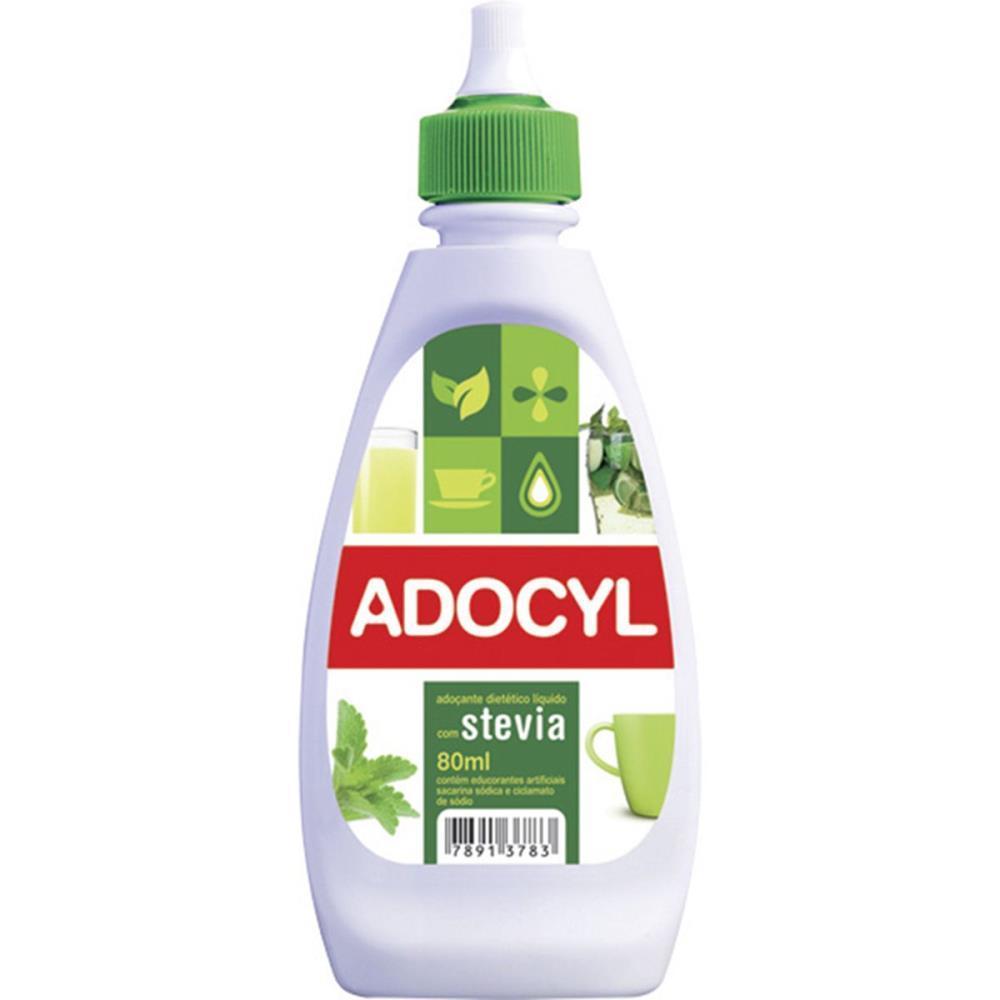 Adocyl Stevia Adoçante Com 80Ml