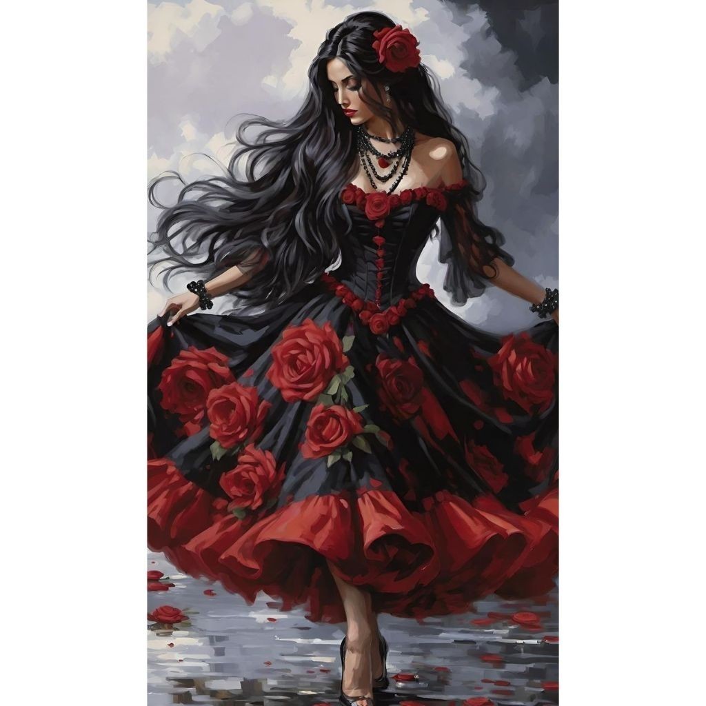 Quadro Pombagira Rainha do Cabaré - Glamour e Proteção para Sua Casa | Placa Decorativa MDF MDF Pomba gira,pombogira,