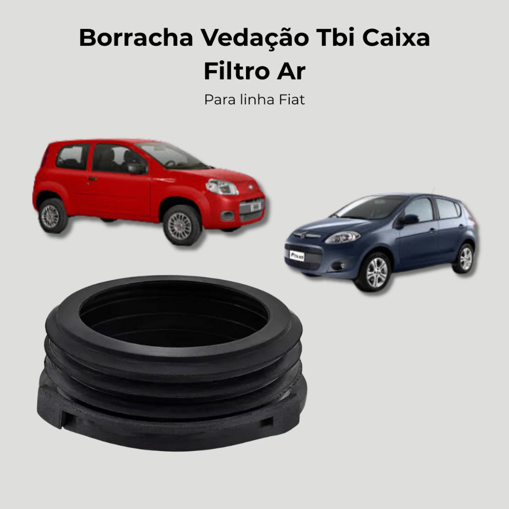 Anel de Vedação TBI Filtro de Ar – Borracha Vedante Fiat Punto Uno Palio Fiorino em Oferta na Shopee