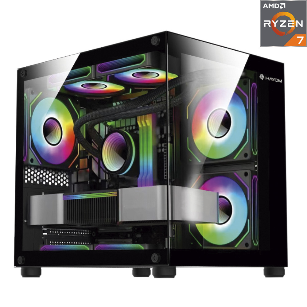 Pc Computador Gamer  Amd Ryzen 7 5700g 16gb Nvme 512gb Vga 8gb W11 500w