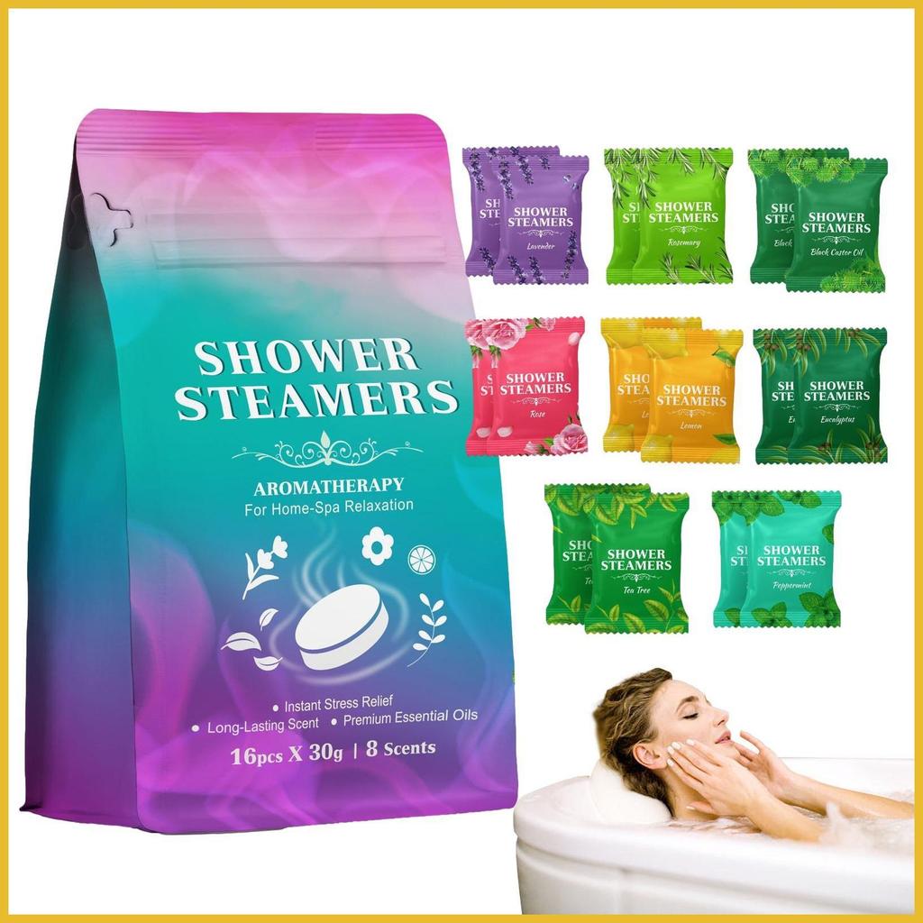 Bomba De Banho Para Chuveiro , 16 Peças , Vaporizadores De Aromaterapia , Kit A Vapor , Spa , Presentes Mulheres , Espos