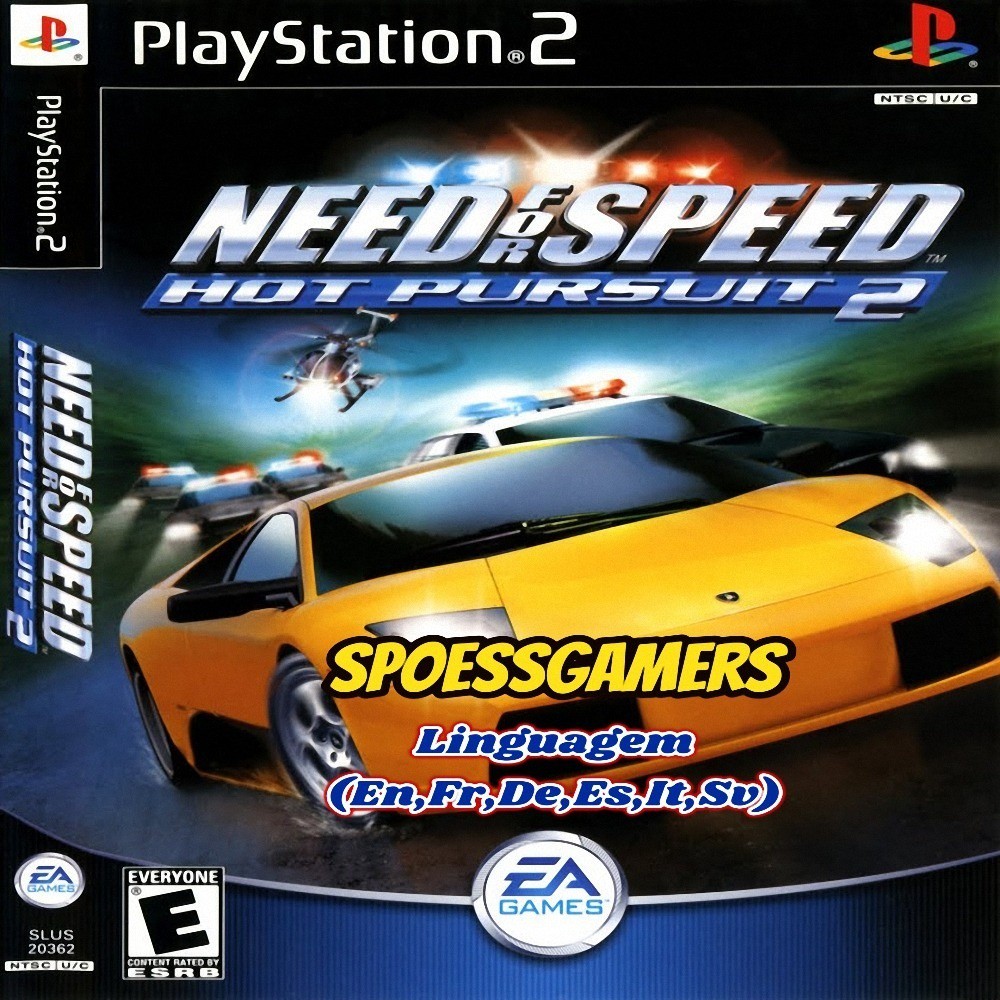 Jogo Ps 2 Need For Speed Hot Pursuit 2 Ps2 Desbloqueado