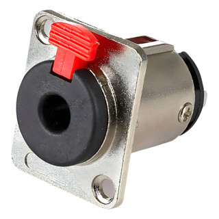 Kit 10 Conector P10 Fêmea Estéreo Para Painel Com Painel