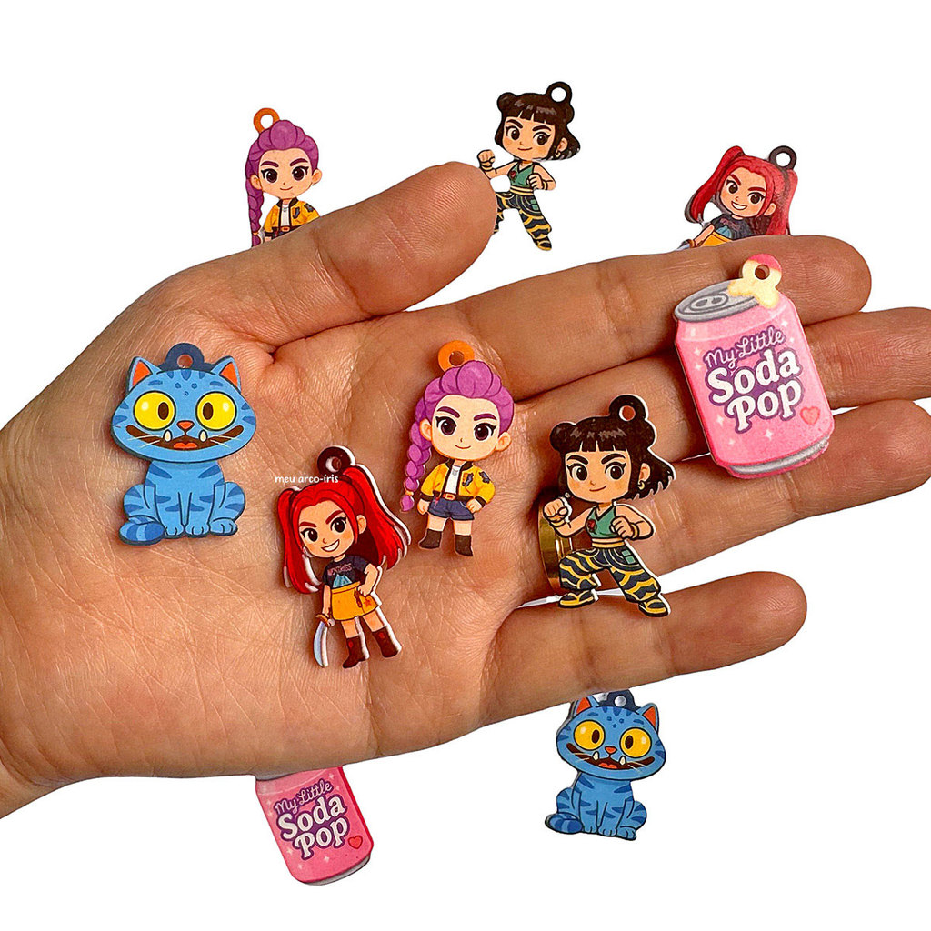 Pingente Guerreiras do Kpop - 5 pçs em Oferta na Shopee