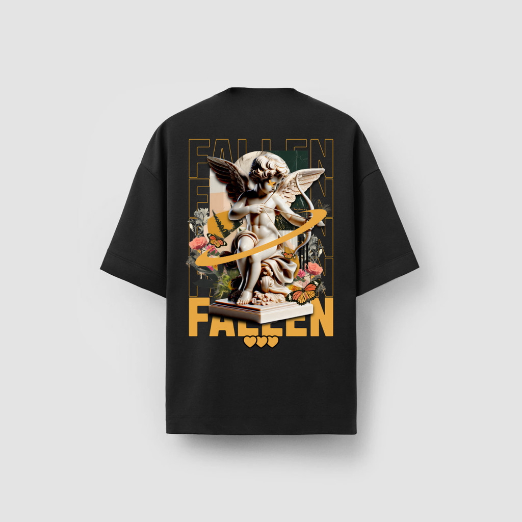 [Camiseta Premium em Algodão Puro]GXG ANGEL 11 - Camiseta Masculina Oversized Premium 20.1 Streetwear Camisa Blusa Over 