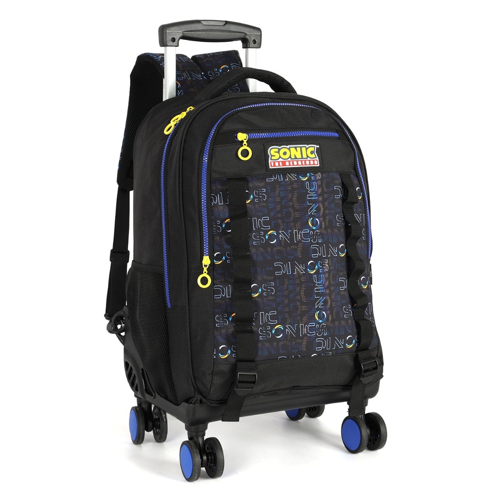 Mochila Sonic Mala Rodinhas 360 Jogo Filme Meninos Juvenil