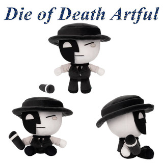 Die of Death Artful Plushie Roblox Boneca Bonito Foran Coolkid Gubby Coelho Brinquedos De Pelúcia Para Presentes Criativ