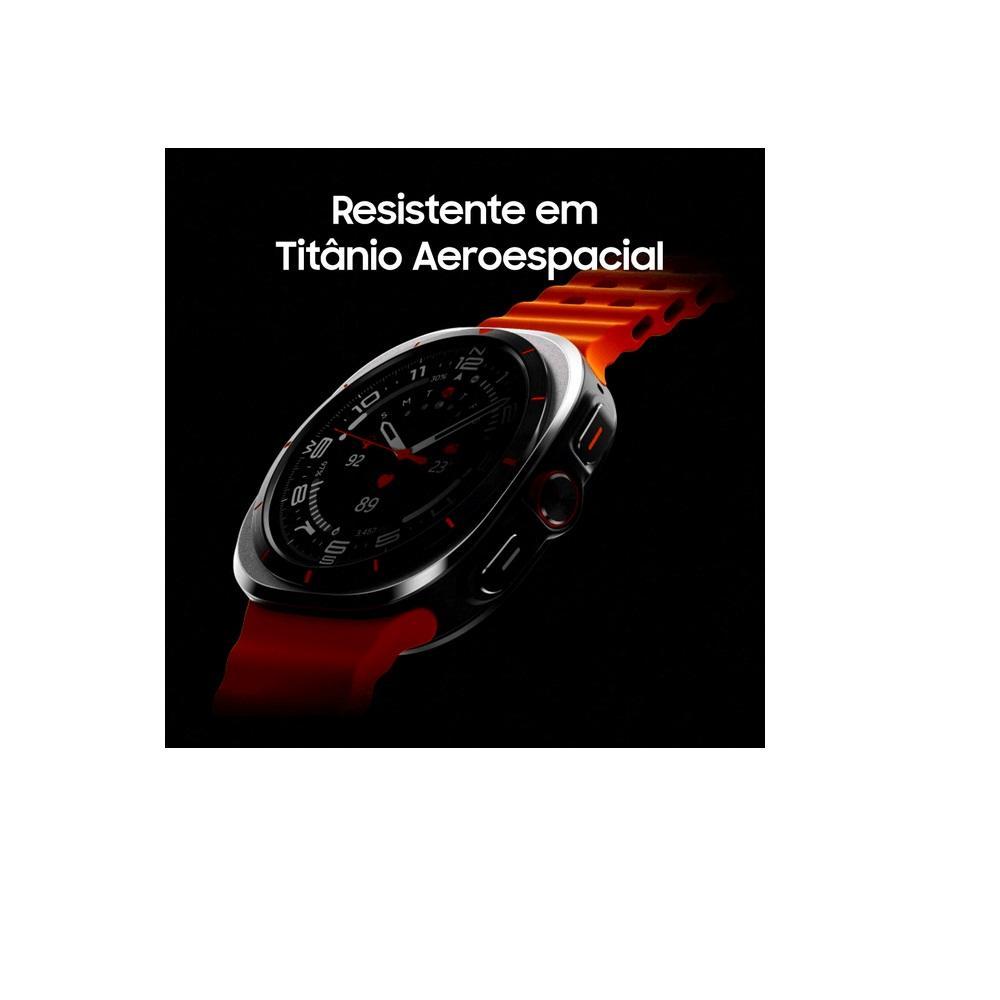Detalhes do Samsung Galaxy Watch Ultra Smartwatch 47mm LTE 64GB 2GB RAM Galaxy AI Titânio Aeroespacial - Titânio Cinza