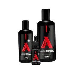 KIT COMPLETO PARA BARBA – SHAMPOO BALM E ÓLEO PARA BARBA ALFA LOOK’S