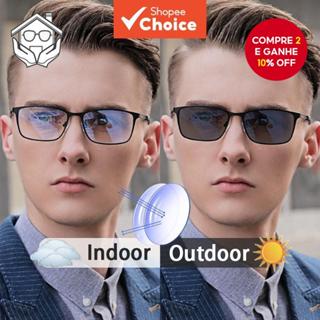Óculos Fotocromáticos Anti-Luz Azul Para Homens E Mulheres , De Sol Com Proteção UV Computador em Oferta na Shopee