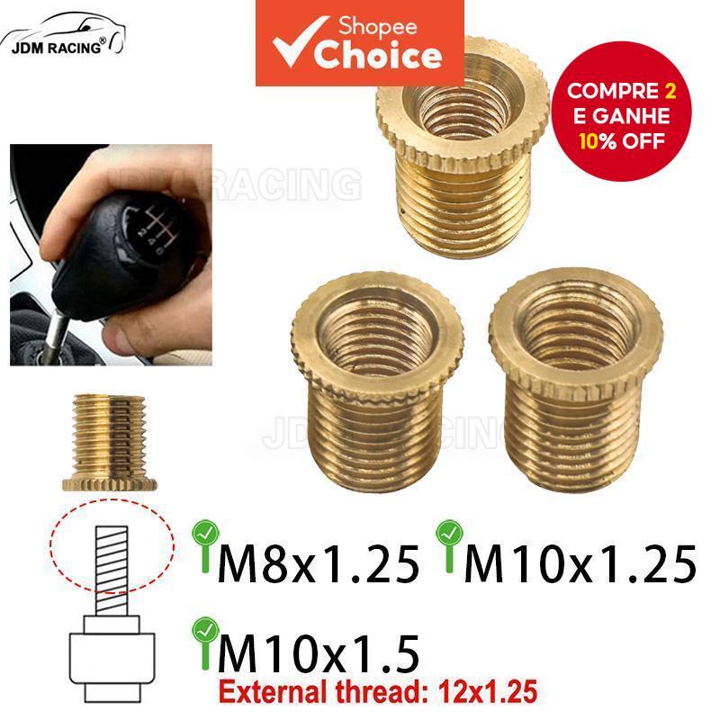 Adaptador Universal De Botão De Mudança Automática Com Rosca M8X1.25 , M10X1.25 , M10X1.5 Para De Marcha em Oferta na Shopee