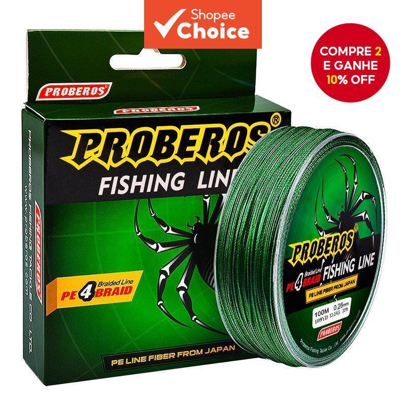 4 Tranças 100m Poderosa Linha De Peixe Cavalo 5 Cores PE Principal De Pesca Marítima em Oferta na Shopee