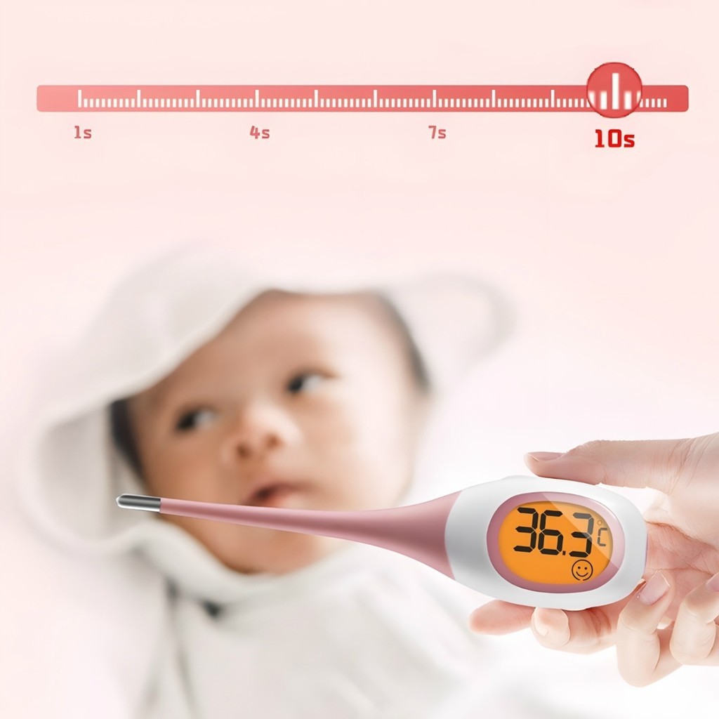 Mini cabeça macia de medição rápida adequada para axilas/corpo oral de bebês e adultos em Oferta na Shopee