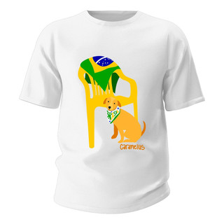 T-shirt 30.1 Camiseta Caramelo Meme Brasileiro Cadeira Bar Brasil Premium Envio Imediato