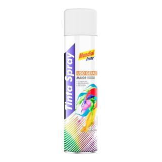 Tinta Spray Mundial Prime Branco Fosco - 400ML em Oferta na Shopee