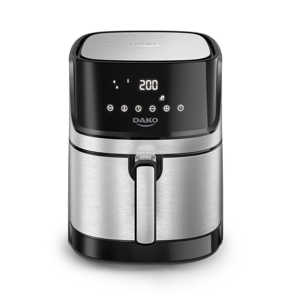 Fritadeira Air Fryer Dako Digital 5L 1700w Preto Com Inox 110V em Oferta na Shopee