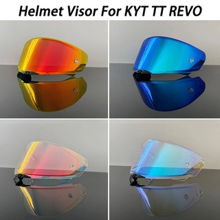 Viseira De Capacete De Motocicleta Transparente Fumaça Vermelha Para Lente De Proteção KYT TT REVO