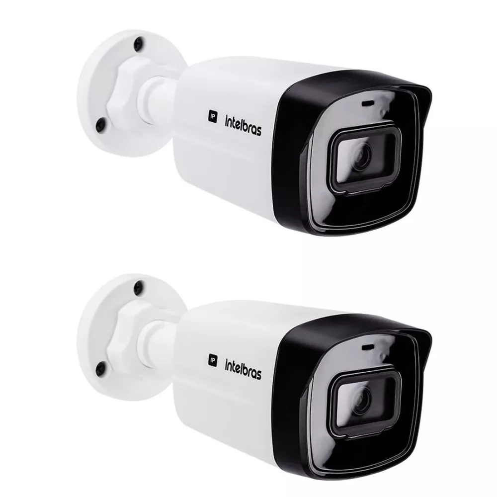 Kit 2 Câmeras IP 2 Megapixels Full HD 30m PoE VIPC 1230 B G2 Intelbras