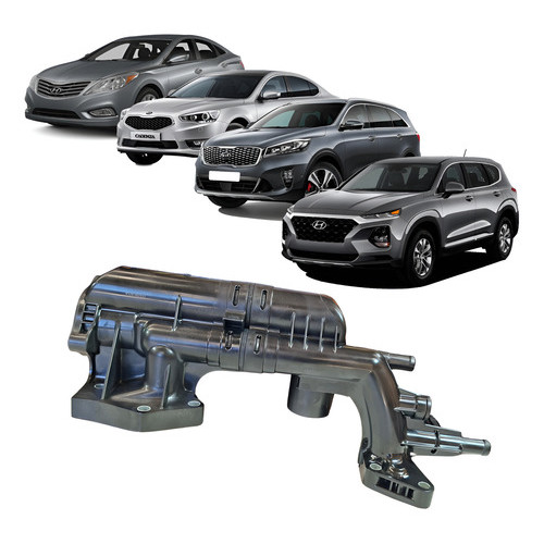 Carcaça Válvula Termostática Kia Carnival - 2011 A 2016