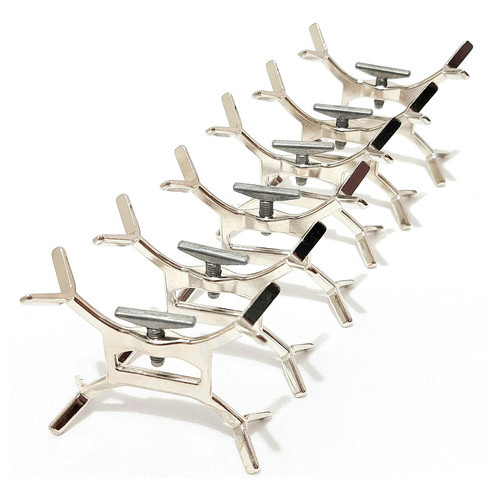 Kit 6 Trava Espetos Churrasco Suporte Para Virar O Espeto em Oferta na Shopee