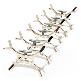 Kit 6 Trava Espetos Churrasco Suporte Para Virar O Espeto em Oferta na Shopee